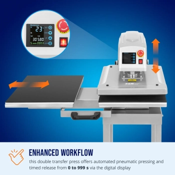  Prasa termotransferowa pneumatyczna podwójna 40 x 50 cm - zdj. dodatkowe 6