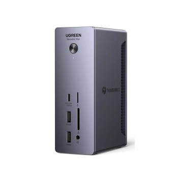 13w1 Stacja dokująca Thunderbolt 4 / USB-A / DP / RJ45 / czytnik SD TF / USB-C / mini jack