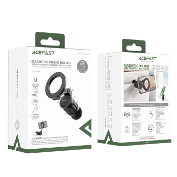  Uchwyt samochodowy magnetyczny do telefonu - czarny - zdj. dodatkowe 6