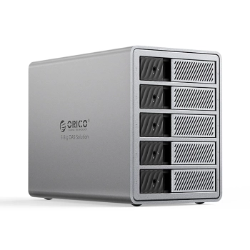 Macierz dyskowa 9858T3 z Thunderbolt 3 na 5 dysków 2.5'' / 3.5'' SATA HDD / SSD - szara