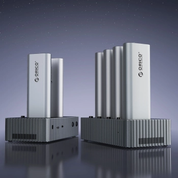  Stacja dokująca IT48N-C z funkcją klonowania na 4 dyski M.2 NVME - szara - zdj. dodatkowe 3