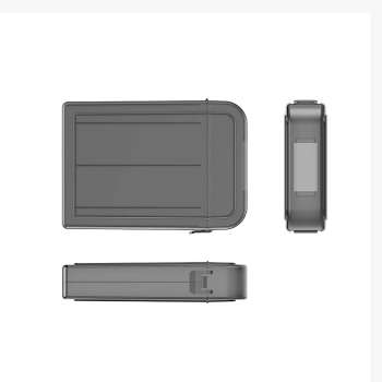  Etui ochronne PPH-35 pudełko na dysk 3.5'' - półprzezroczyste. szare - zdj. dodatkowe 2