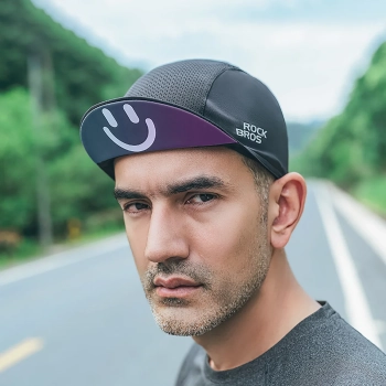  Czapka rowerowa kolarska z daszkiem - czarna - zdj. dodatkowe 10