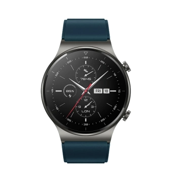  Pasek silikonowy do zegarka Huawei Watch GT 2/3/4/2 Pro/3 Pro/4 Pro/GT 2e 46mm - ciemnozielony - zdj. dodatkowe 2