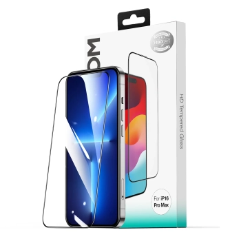  Szkło hartowane 2.5D HD Dustproof z czarną ramką na iPhone 15/16 - zdj. dodatkowe 1