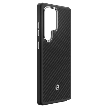  Etui silikonowe Spigen Enzo Aramid z ringiem MagFit do Samsung Galaxy S25 Ultra - czarne - zdj. dodatkowe 4