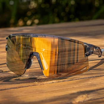  Okulary rowerowe fotochromowe z filtrem UV i wkładką korekcyjną - przezroczyste fioletowe - zdj. dodatkowe 6