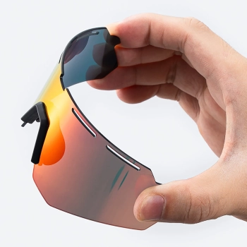  Okulary rowerowe polaryzacyjne z filtrem UV i wkładką korekcyjną - fioletowe - zdj. dodatkowe 5