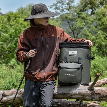  Plecak turystyczny termiczny izolowany z saszetką 20l - zielony - zdj. dodatkowe 10