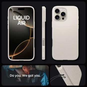  Etui case na iPhone 16 Pro Max Liquid Air - tytanowy - zdj. dodatkowe 5