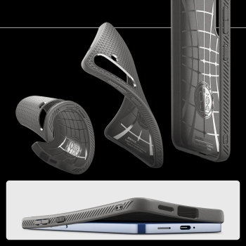  Etui na Samsung Galaxy S25+ Liquid Air - szare - zdj. dodatkowe 10