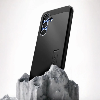  Etui na Samsung Galaxy S25 z podstawką Tough Armor MagSafe - czarne - zdj. dodatkowe 1