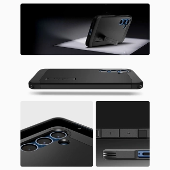  Etui na Samsung Galaxy S25 z podstawką Tough Armor MagSafe - czarne - zdj. dodatkowe 5