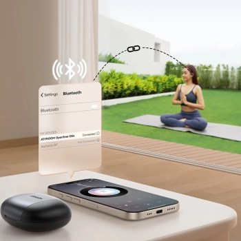  Słuchawki bezprzewodowe open ear TWS - czarne - zdj. dodatkowe 7