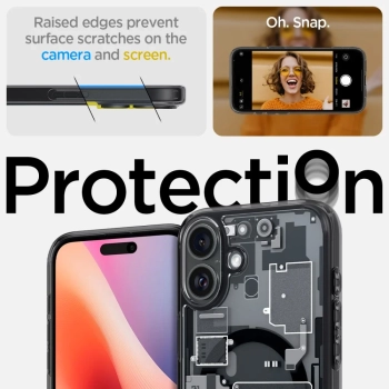  Etui ochronne na iPhone 16 Ultra Hybrid MagSafe Zero One - ciemnoszare - zdj. dodatkowe 8