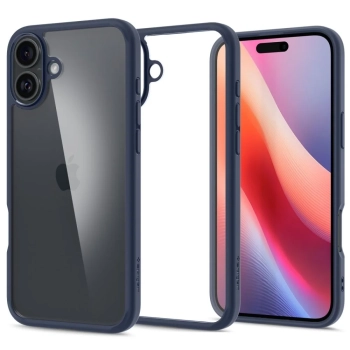 Etui ochronne na iPhone 16 Ultra Hybrid - przezroczysto niebieskie