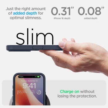  Etui ochronne na iPhone 16 Ultra Hybrid - przezroczysto niebieskie - zdj. dodatkowe 8