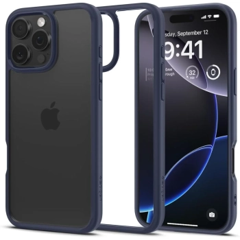 Etui plecki na iPhone 16 Pro Ultra Hybrid - niebieskie