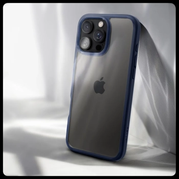  Etui plecki na iPhone 16 Pro Ultra Hybrid - niebieskie - zdj. dodatkowe 9