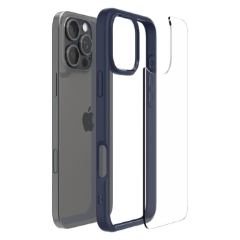  Etui plecki na iPhone 16 Pro Ultra Hybrid - niebieskie - zdj. dodatkowe 8