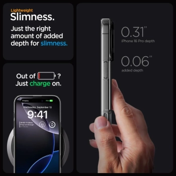  Etui pokrowiec na iPhone 16 Pro Liquid Crystal Mag MagSafe - przezroczyste - zdj. dodatkowe 4