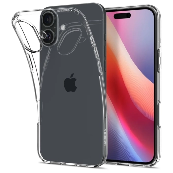 Etui ochronne na iPhone 16 Plus Liquid Crystal - przezroczyste
