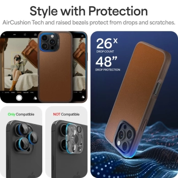  Etui case na iPhone 16 Pro Max Cyrill Kajuk Mag - brązowe - zdj. dodatkowe 10
