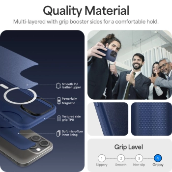  Etui case na iPhone 16 Pro Cyrill Kajuk Mag - niebieskie - zdj. dodatkowe 10