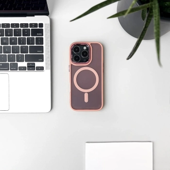  Etui plecki na Samsung Galaxy S25 Fashion Case MagSafe - różowe - zdj. dodatkowe 6