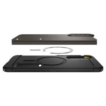  Etui case na Samsung Galaxy S25 Edge Tough Armor MagSafe - szaro-czarne - zdj. dodatkowe 7