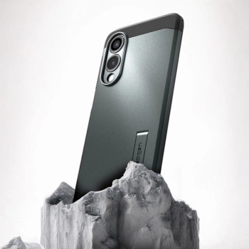  Etui case na Samsung Galaxy S25 Edge Tough Armor MagSafe - zielono-czarne - zdj. dodatkowe 9