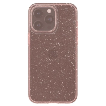  Etui case na iPhone 15 Pro Max Liquid Crystal Glitter - różowo przezroczyste - zdj. dodatkowe 3
