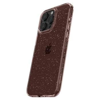  Etui case na iPhone 15 Pro Max Liquid Crystal Glitter - różowo przezroczyste - zdj. dodatkowe 8