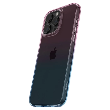  Etui case na iPhone 15 Pro Liquid Crystal - różowo niebieskie - zdj. dodatkowe 7