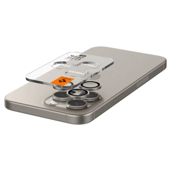  Osłona aparatu na iPhone 14 Pro / Pro Max / 15 Pro / Pro Max tytan naturalny - 2 szt. - zdj. dodatkowe 5