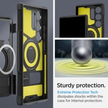  Etui case na Samsung Galaxy S24 Ultra Slim Armor MagSafe - czarne - zdj. dodatkowe 10