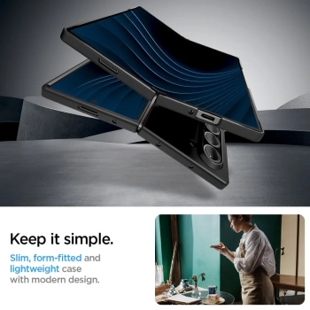  Etui pokrowiec na Samsung Galaxy Z Fold 6 Airskin - czarne - zdj. dodatkowe 10