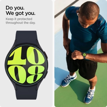  Szkło hartowane z ramką montażową na Samsung Galaxy Watch 7 44 mm - 2 szt. - zdj. dodatkowe 6