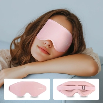  Maska do spania na oczy Eyeshade Sleep Mask - różowa - zdj. dodatkowe 5