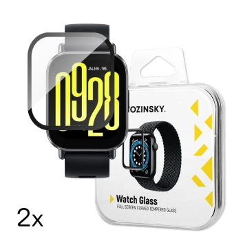 Szkło hartowane do zegarka Xiaomi Redmi Watch 4 Full Glue - 2 szt.