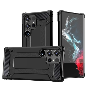 Pancerne hybrydowe etui na Xiaomi Redmi Note 14 5G Hybrid Armor - czarne