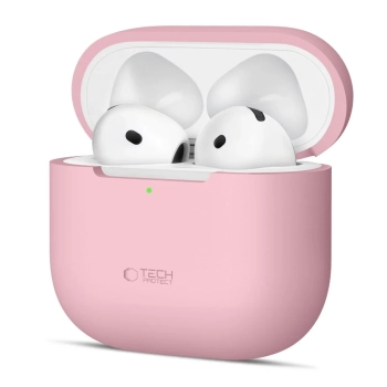 Etui ochronne silikonowe na słuchawki Apple AirPods 4 - różowe