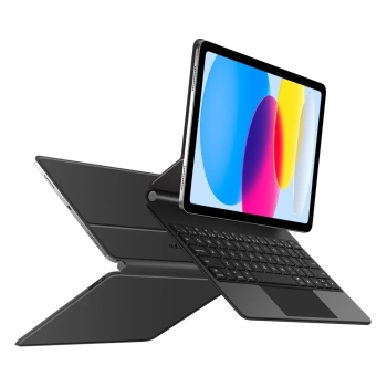  Etui z klawiaturą na iPad 10.9'' 2022 / iPad 11'' 2025 Smartcase Magnetic - czarne - zdj. dodatkowe 2