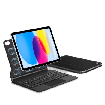  Etui z klawiaturą na iPad 10.9'' 2022 / iPad 11'' 2025 Smartcase Magnetic - czarne - zdj. dodatkowe 3