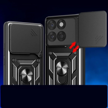  Etui case na Motorola Edge 60 Fusion z podstawką osłoną obiektywu CamShield Pro - czarne - zdj. dodatkowe 5