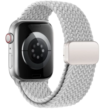  Pasek pleciony na Apple Watch 40 / 41 / 42 mm - szary - zdj. dodatkowe 1
