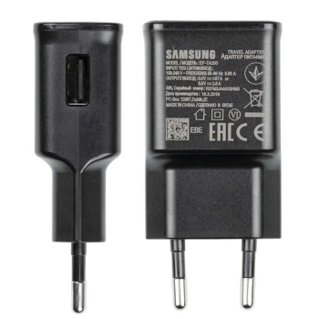  Ładowarka sieciowa Samsung USB-A 15W z kablem USB-A - USB-C - czarna - zdj. dodatkowe 1