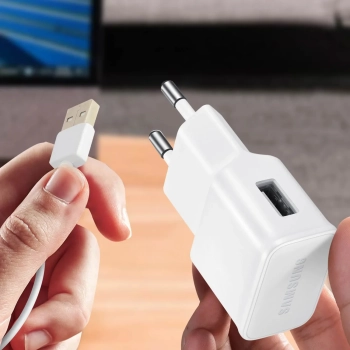  Ładowarka sieciowa Samsung USB-A 15W z kablem USB-A - USB-C - biała - zdj. dodatkowe 4