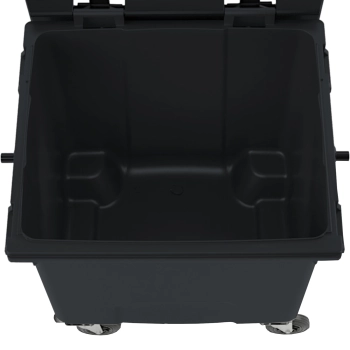  Kontener pojemnik na odpady śmieci komunalne PZH EN 840-2 DIN 1100L - czarny - zdj. dodatkowe 2