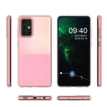  Żelowy pokrowiec etui na Samsung Galaxy A72 4G Ultra Clear 0.5mm - przezroczysty - zdj. dodatkowe 3